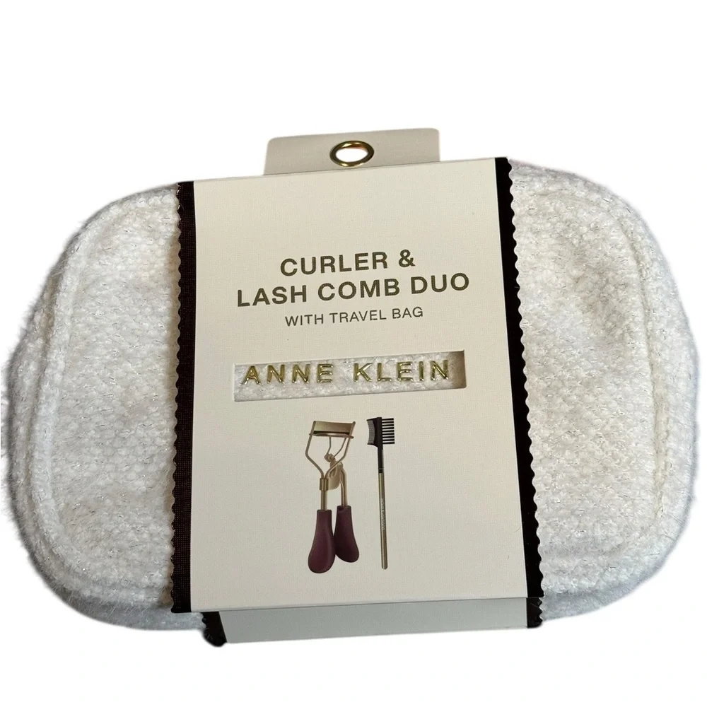 Anne Klein Curler & Lash Comb Duo With Travel Bag